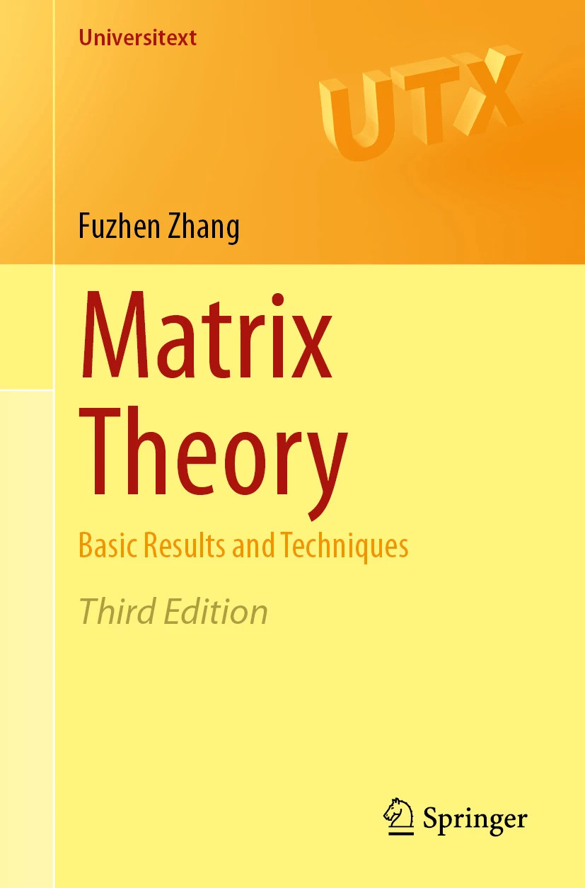 Cover of Matrix Theory by Zhang