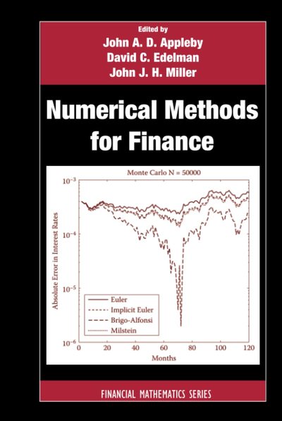 Cover of Numerical Methods for Finance edited by Appleby, Edelman and Miller