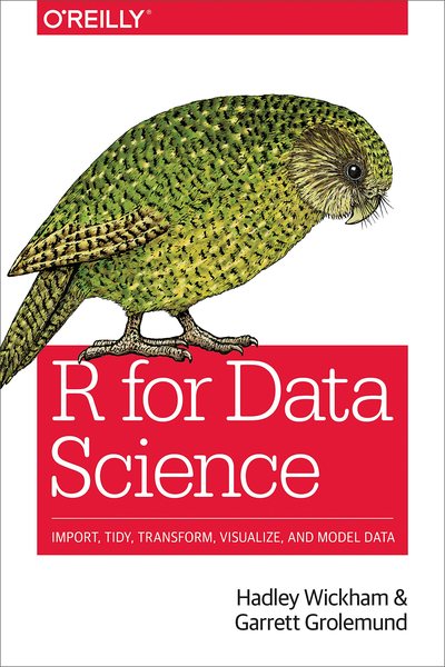 Cover of R for Data Science by Wickham and Grolemund